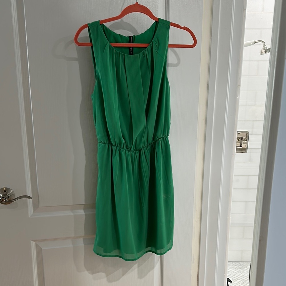 Walter Baker Green Sheath Midi Dress